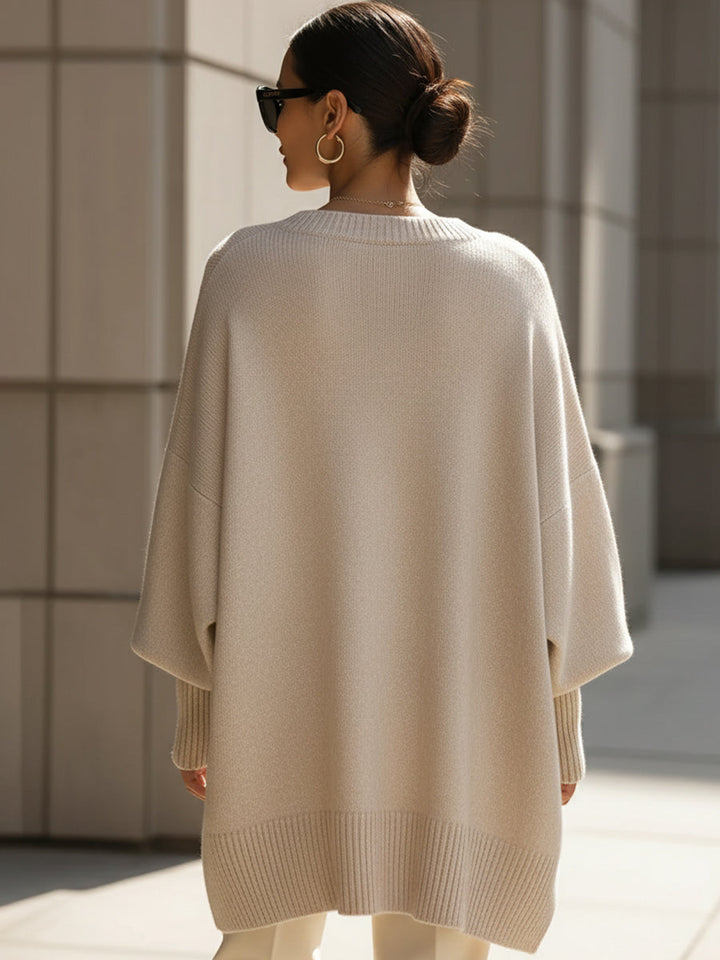 Lynda – Effortless Elegance Oversized Poncho