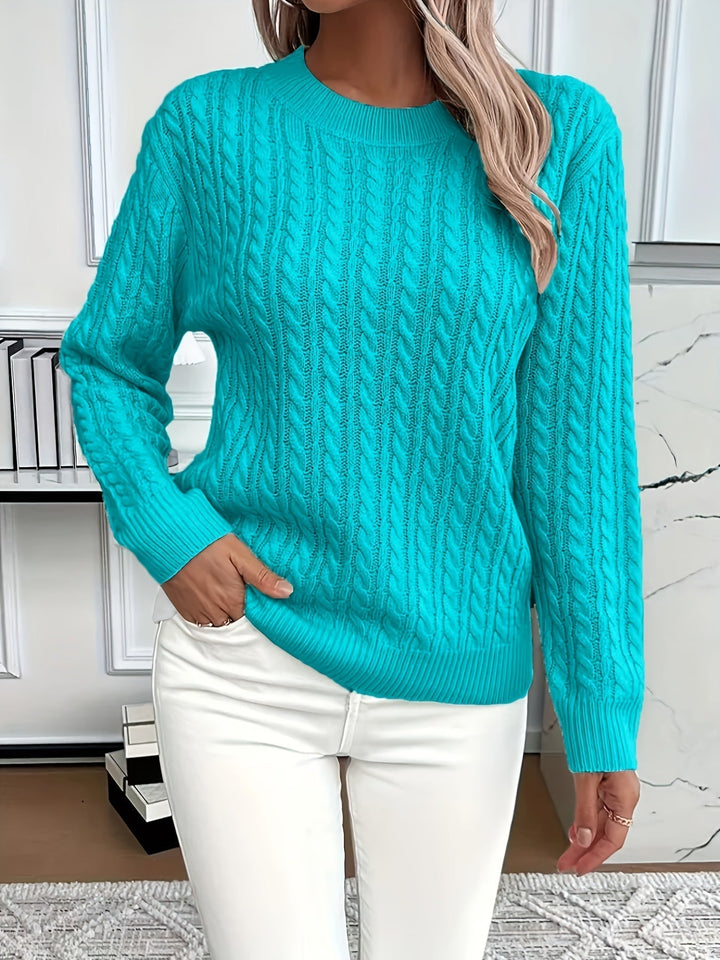 Lucy | Comfortable Cable Knit Jumper