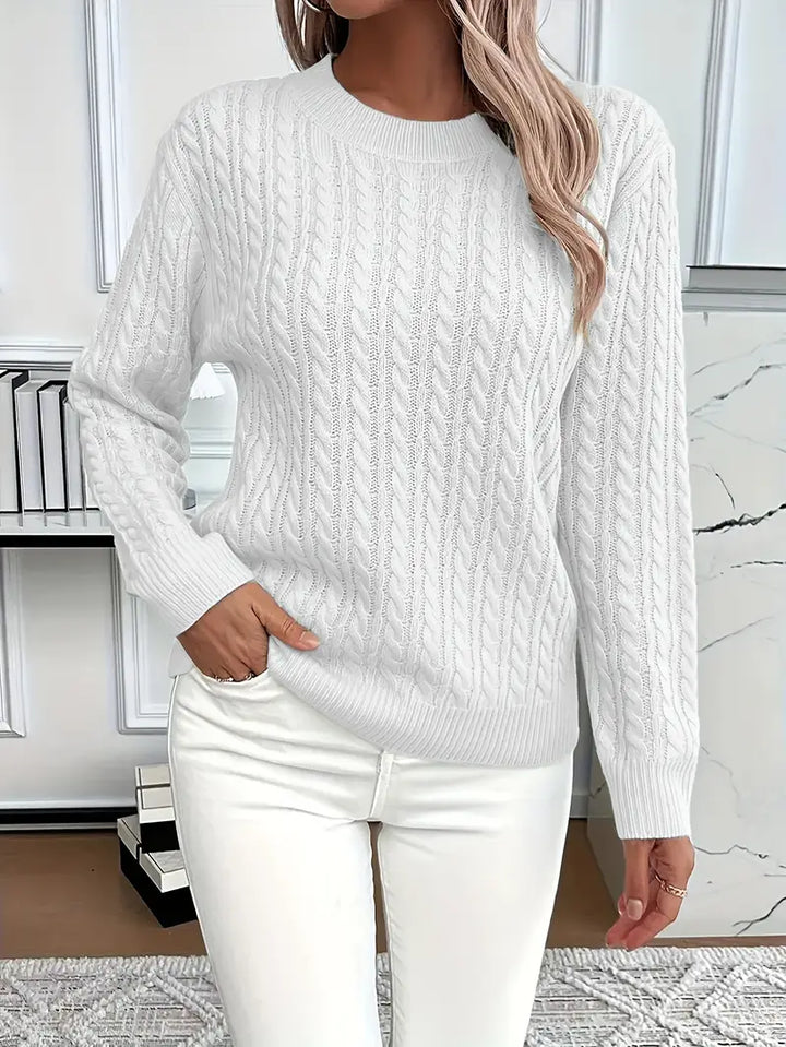 Lucy | Comfortable Cable Knit Jumper