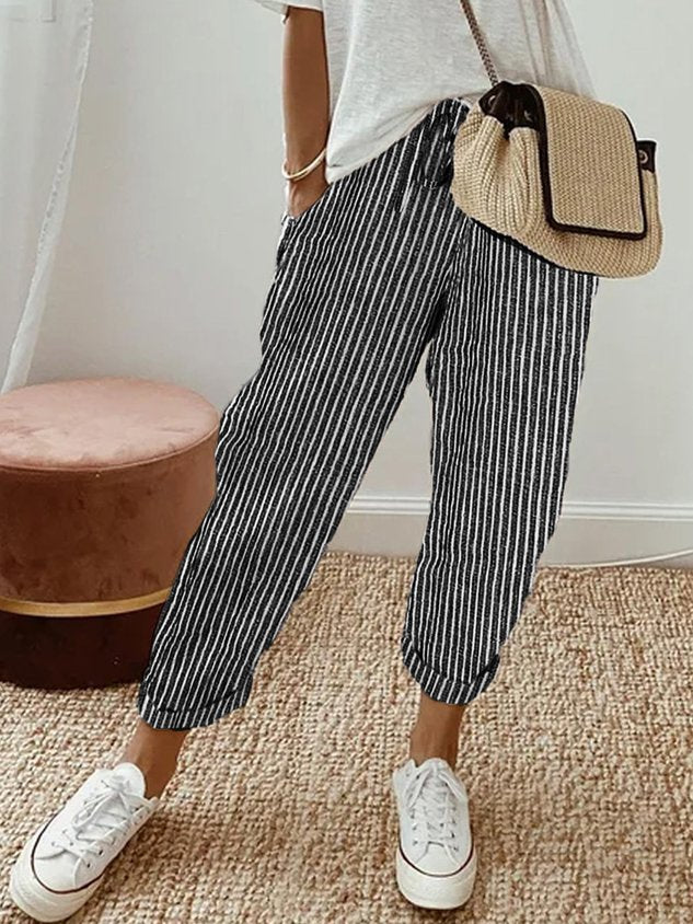 Lilly - Relaxed Full-Length Casual Pants