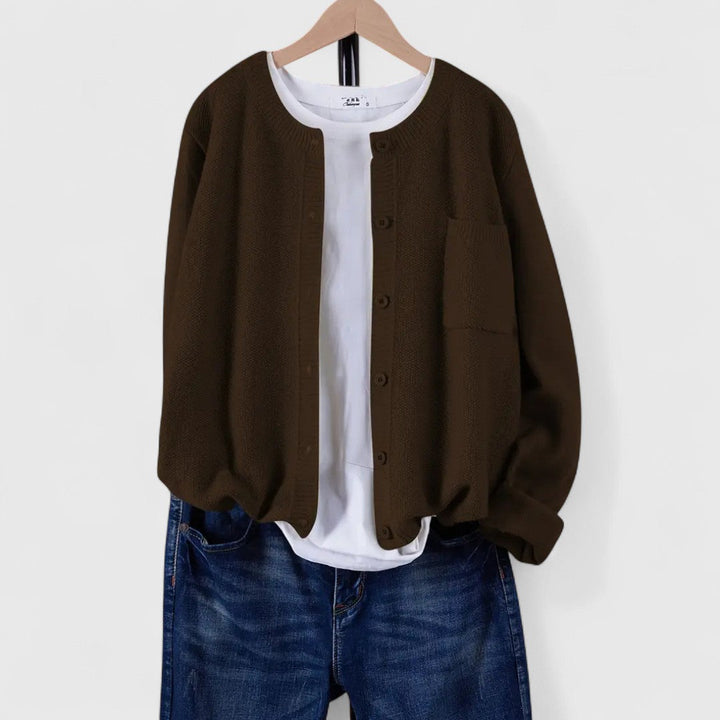 Elaine - Casual Button-Up Cardigan