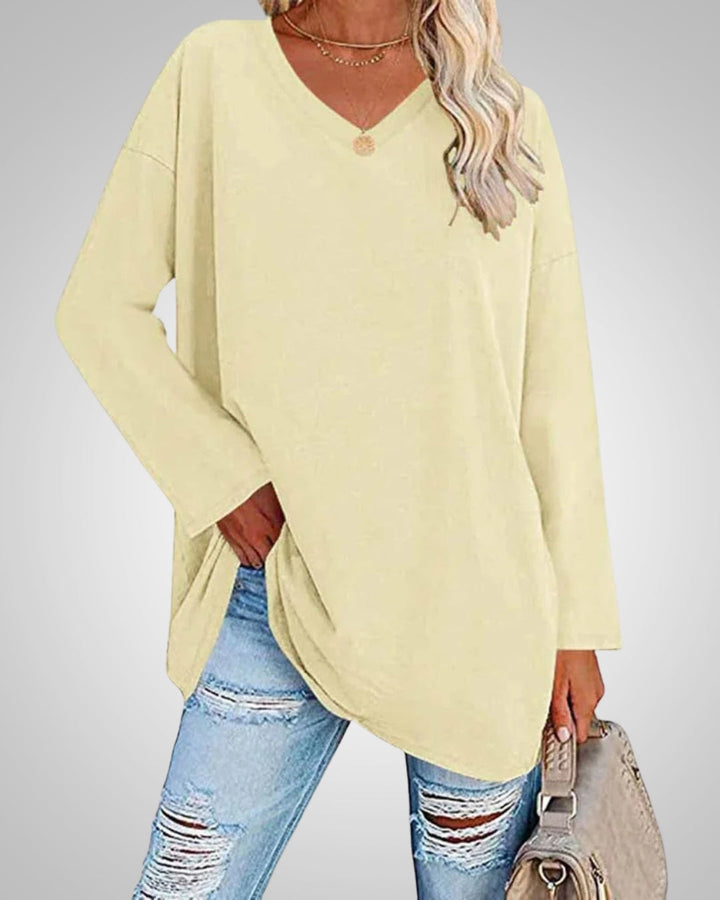 Ariana - Women’s Relaxed-Fit V-Neck Top