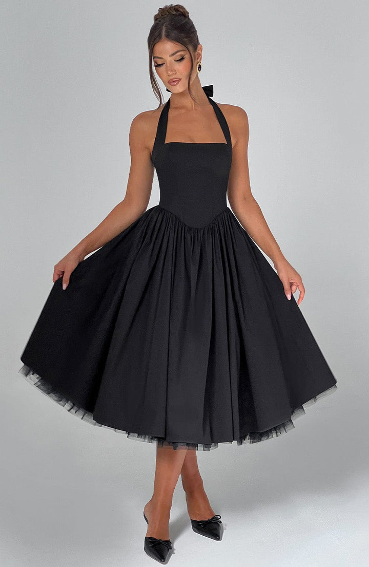 Sydney - Women's A-Line Midi Wedding Guest Dress