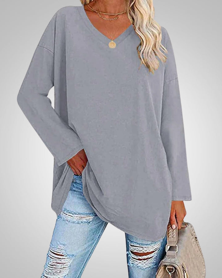 Ariana - Women’s Relaxed-Fit V-Neck Top