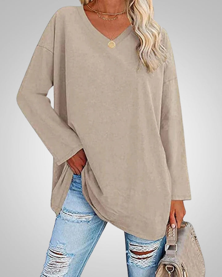 Ariana - Women’s Relaxed-Fit V-Neck Top