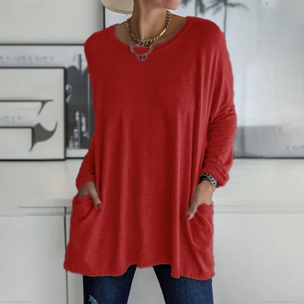 Mila - Relaxed Long Sleeve Top