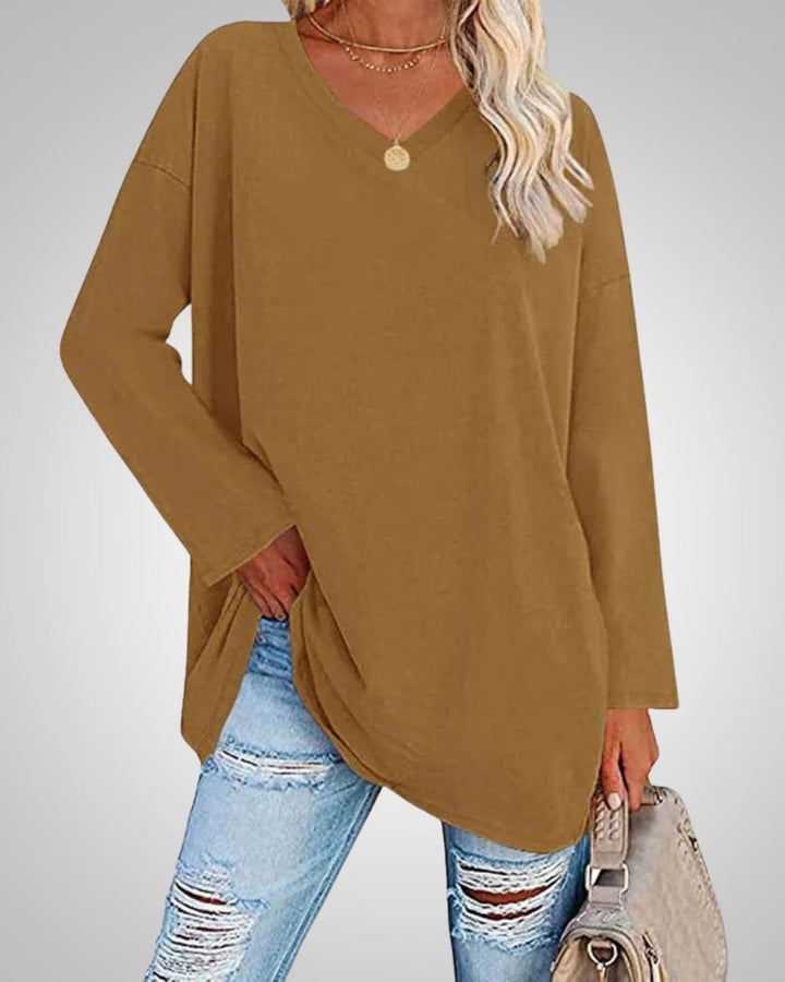 Ariana - Women’s Relaxed-Fit V-Neck Top