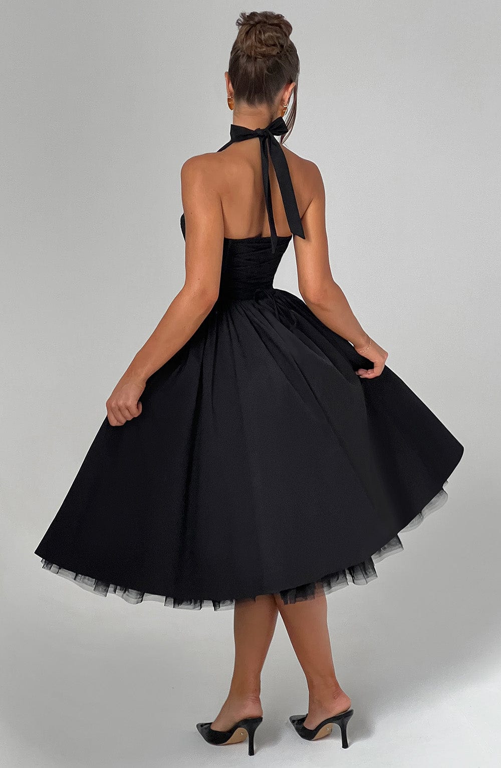 Sydney - Women's A-Line Midi Wedding Guest Dress