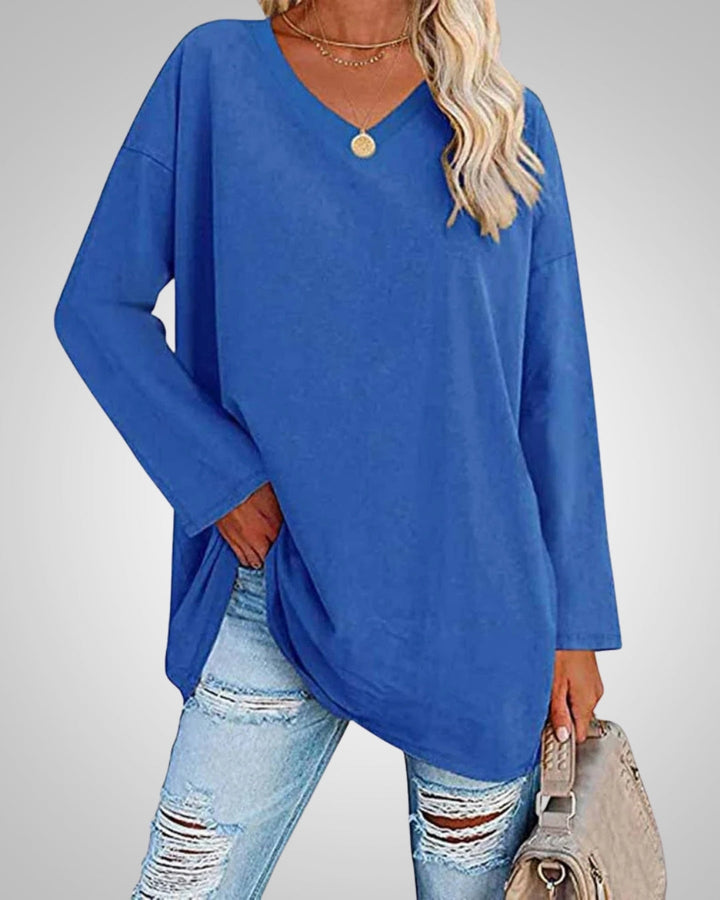 Ariana - Women’s Relaxed-Fit V-Neck Top