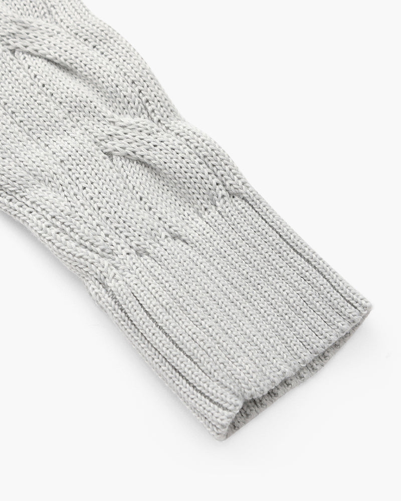 Rowan - Men’s Half-Zip Fine-Knit Jumper with High Collar