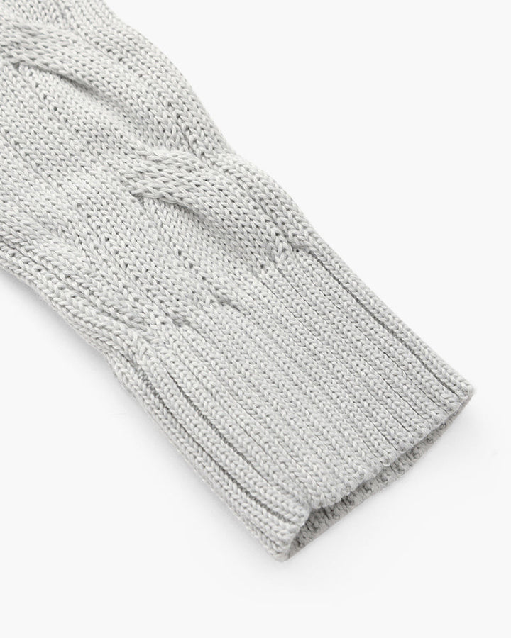 Rowan - Men’s Half-Zip Fine-Knit Jumper with High Collar
