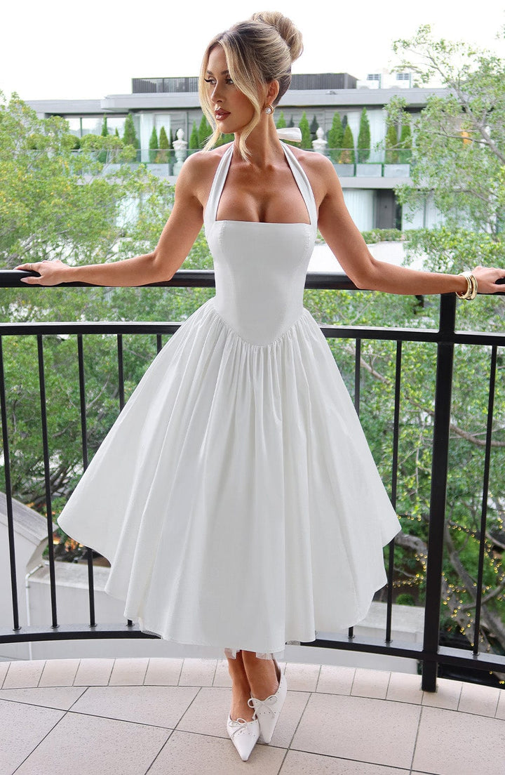 Sydney - Women's A-Line Midi Wedding Guest Dress