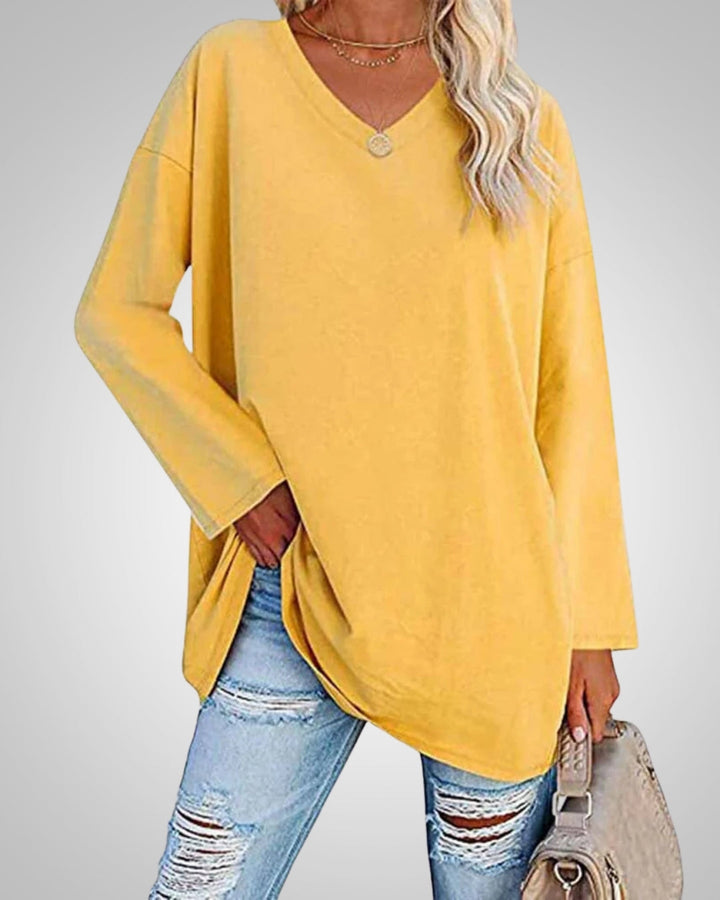 Ariana - Women’s Relaxed-Fit V-Neck Top