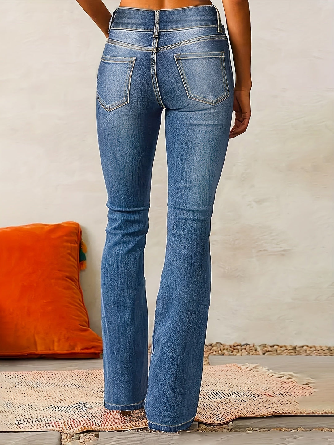 Kayla - Women's Full Length Wide Leg Jeans