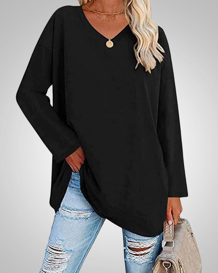 Ariana - Women’s Relaxed-Fit V-Neck Top