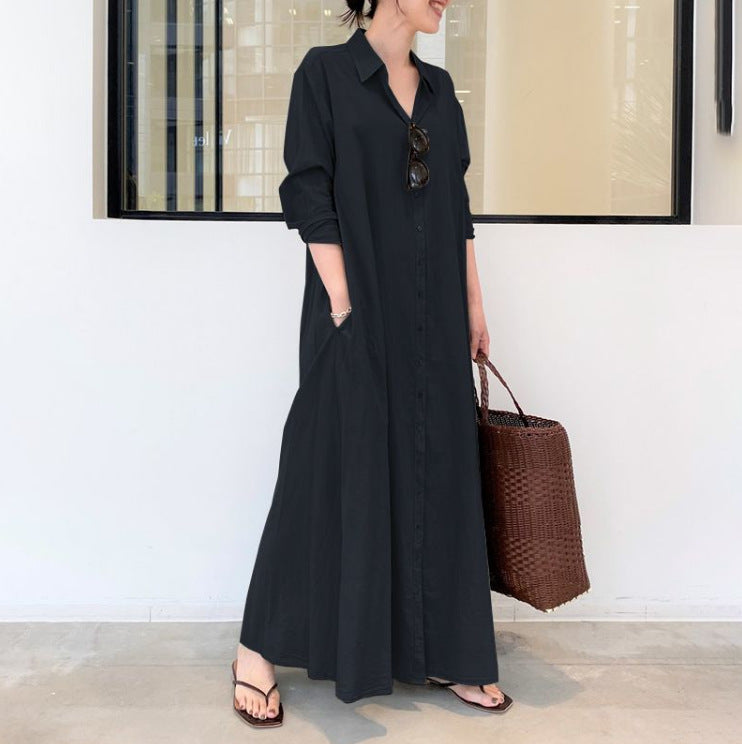 Berenice – Longline Shirt Maxi Dress