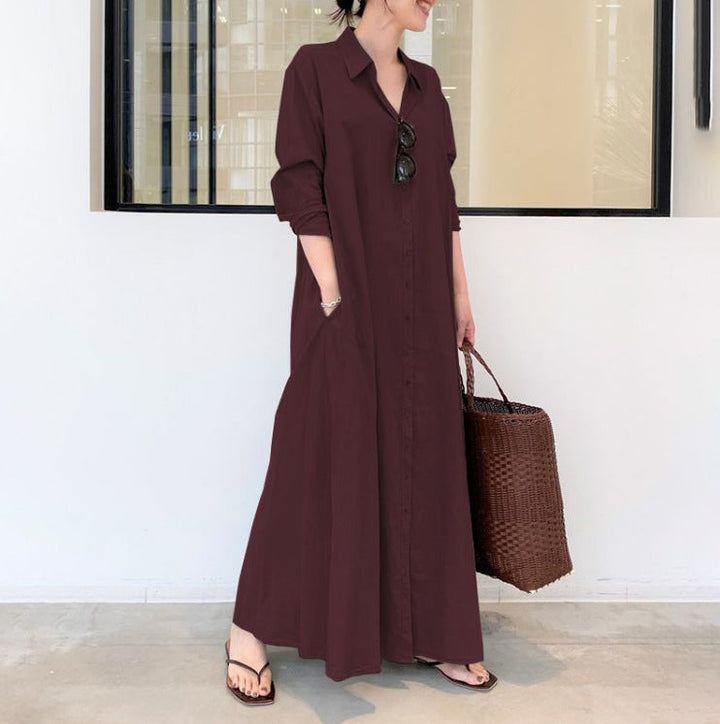 Berenice – Longline Shirt Maxi Dress