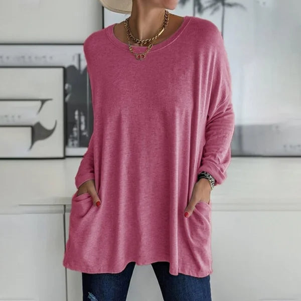 Mila - Relaxed Long Sleeve Top