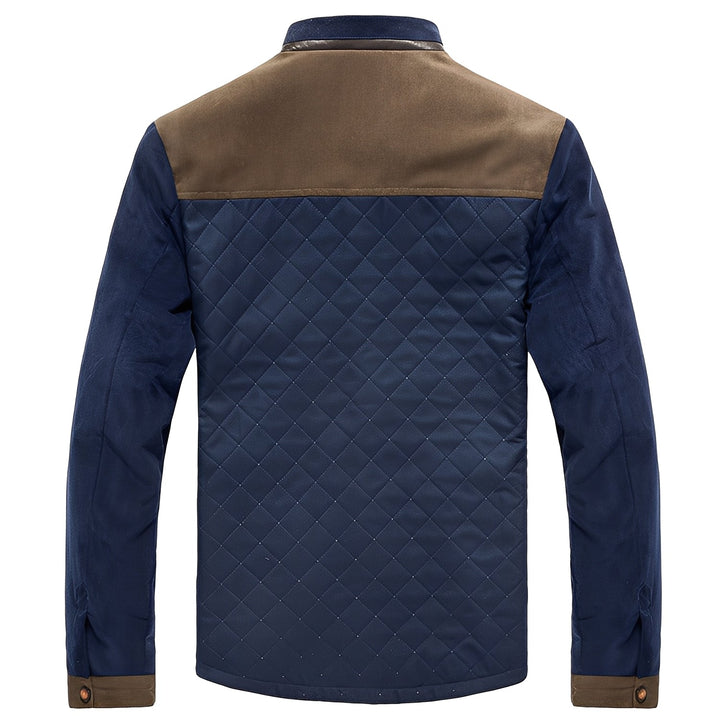 Men's Patchwork Jacket - Contemporary Modern Fit