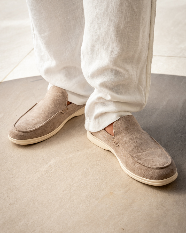 Nate Slip-On Loafers - Moc Toe Casual Shoes