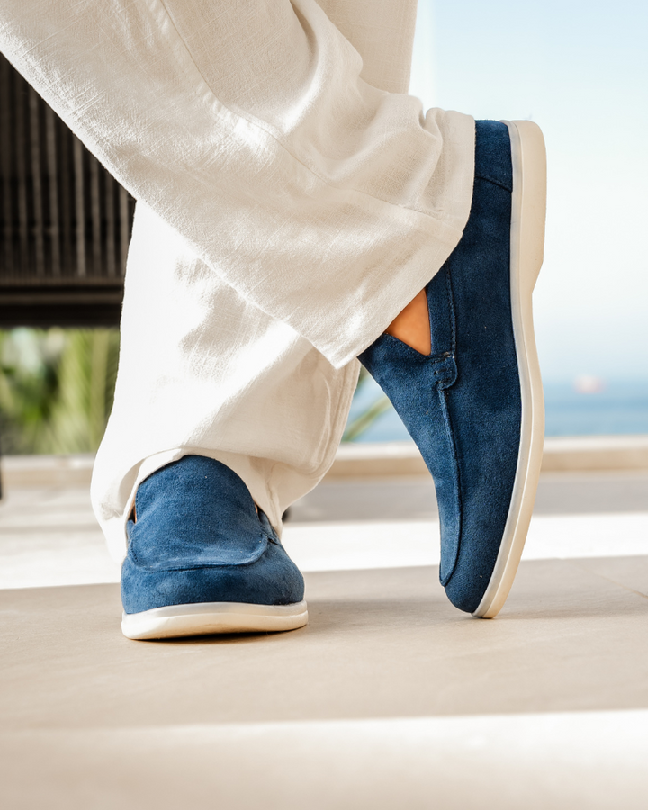 Nate Slip-On Loafers - Moc Toe Casual Shoes