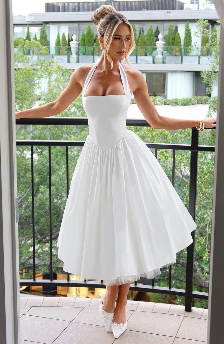 Sydney - Women's A-Line Midi Wedding Guest Dress