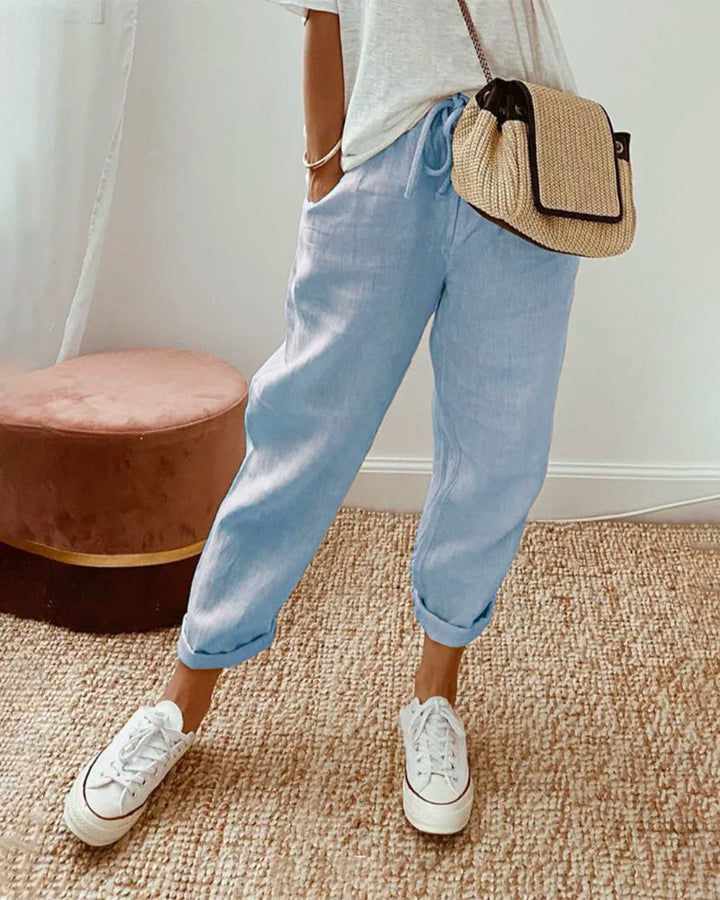 Lilly - Relaxed Full-Length Casual Pants