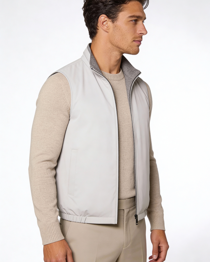 Men's Reversible Lightweight Vest - Two-Way Wear
