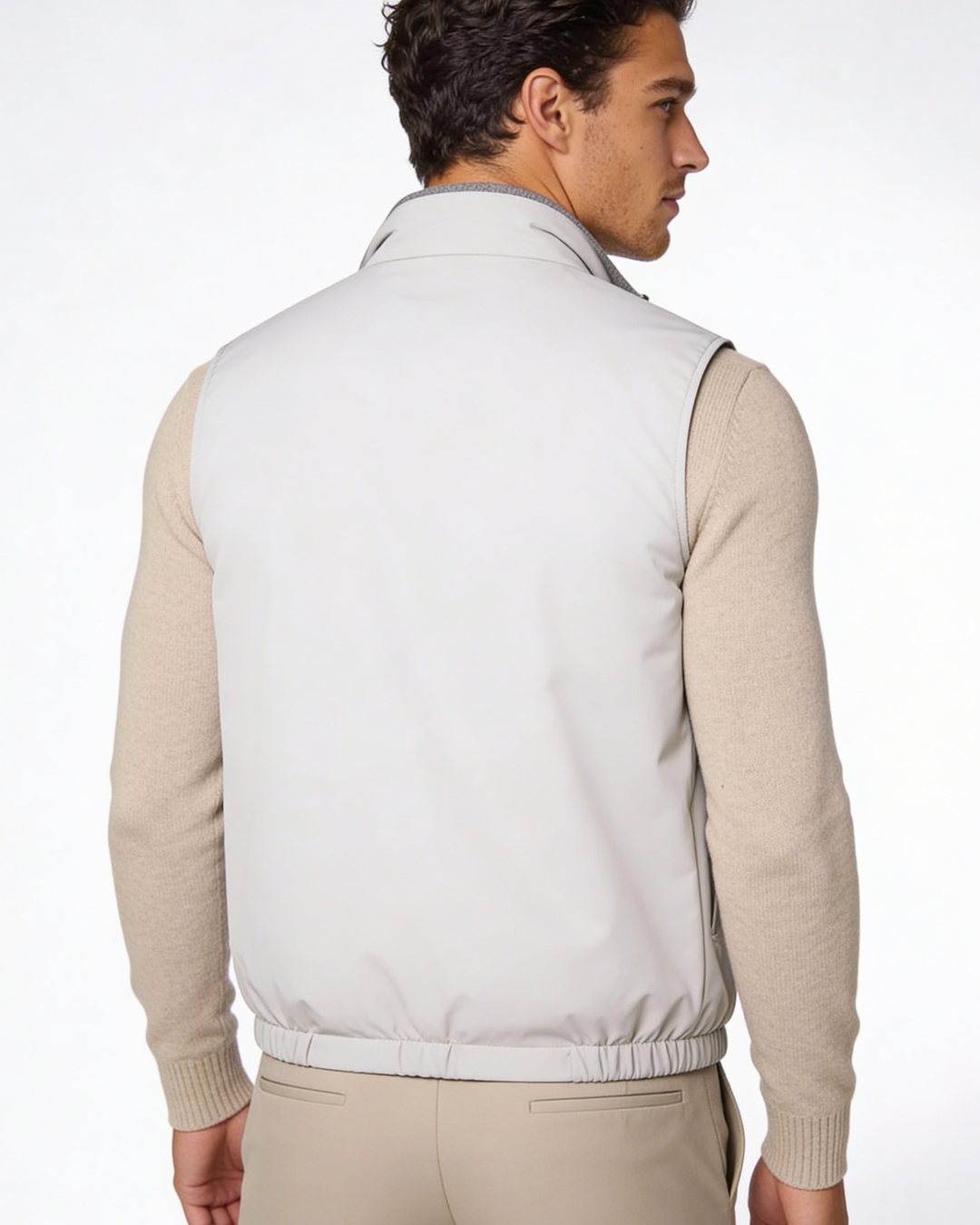 Men's Reversible Lightweight Vest - Two-Way Wear