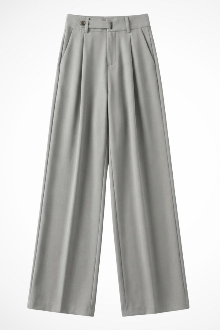 Arabella - Women’s High-Waisted Pleated Wide-Leg Trousers