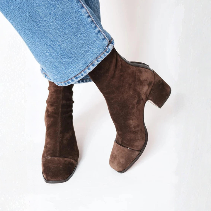 Hazel – Elegant Comfort Heel Boots
