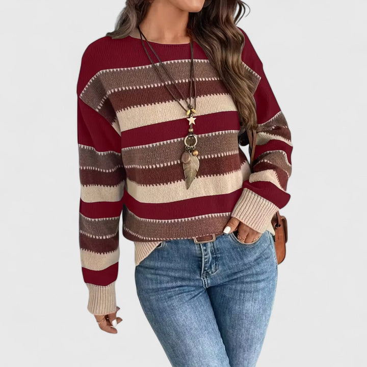 Esra - Vintage Striped Sweater