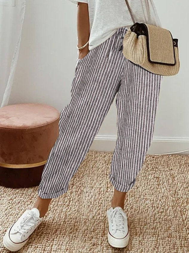 Lilly - Relaxed Full-Length Casual Pants