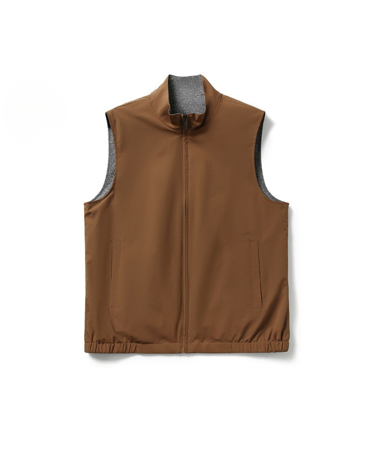 Men's Reversible Lightweight Vest - Two-Way Wear