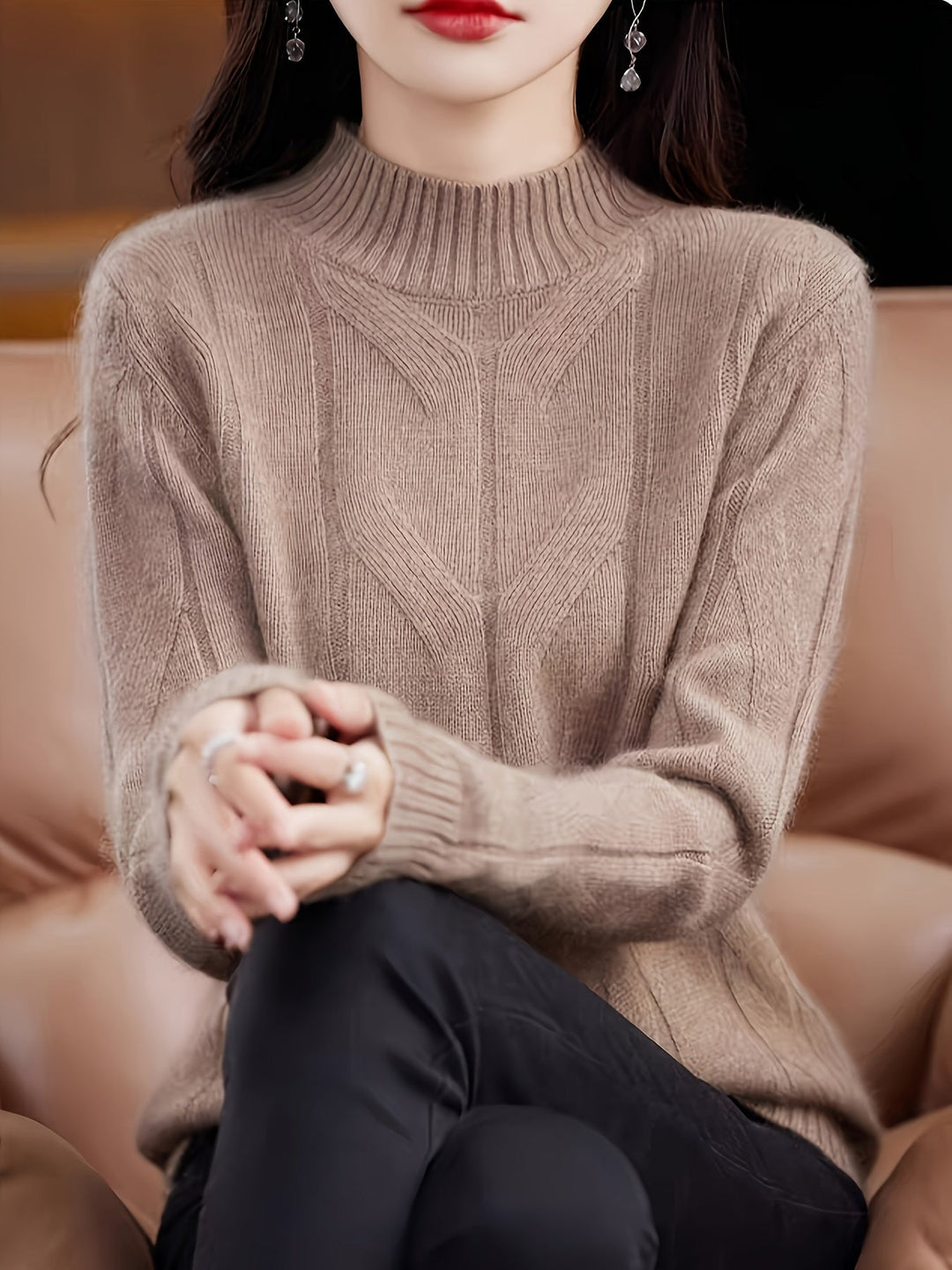 Shirley - Cozy Retro Knit Sweater