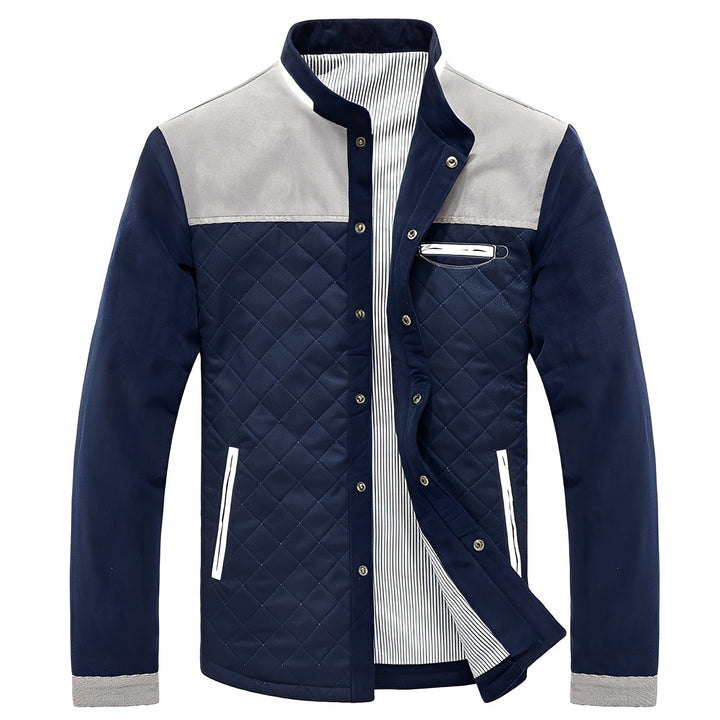 Men's Patchwork Jacket - Contemporary Modern Fit