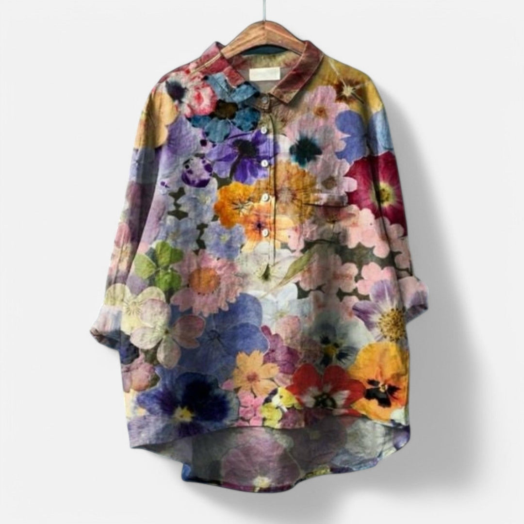 Lucille – Vintage Floral Button Shirt