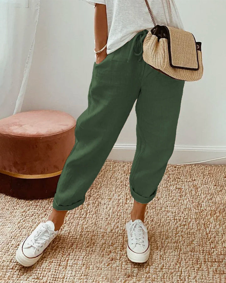 Lilly - Relaxed Full-Length Casual Pants