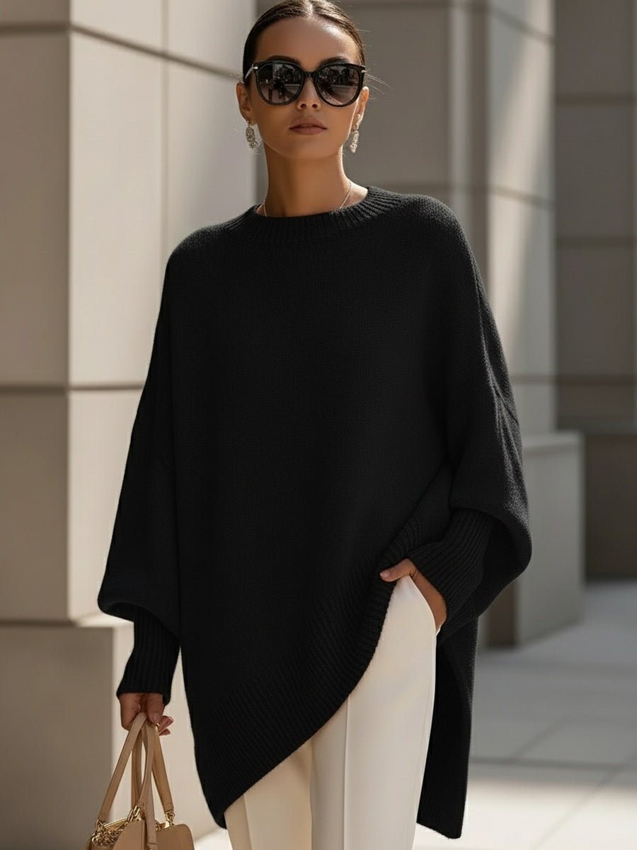 Lynda – Effortless Elegance Oversized Poncho