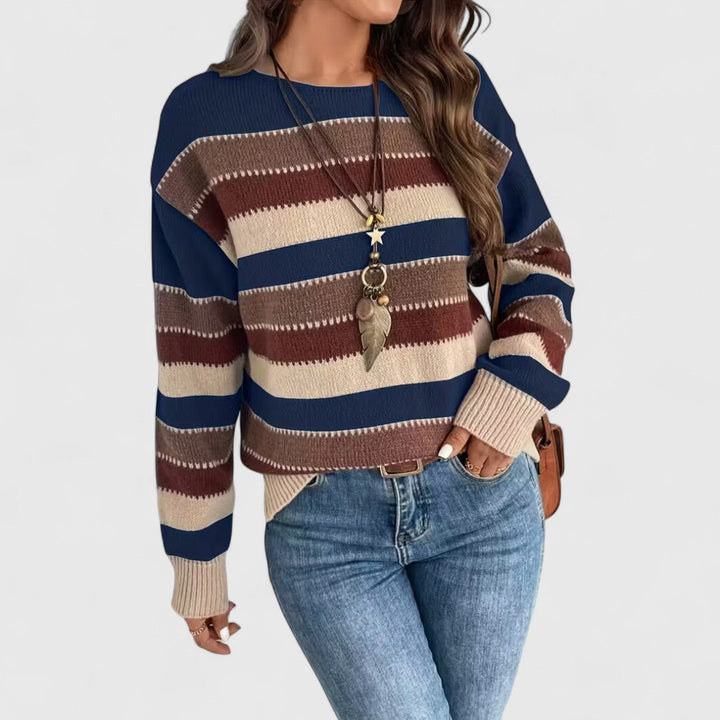 Esra - Vintage Striped Sweater
