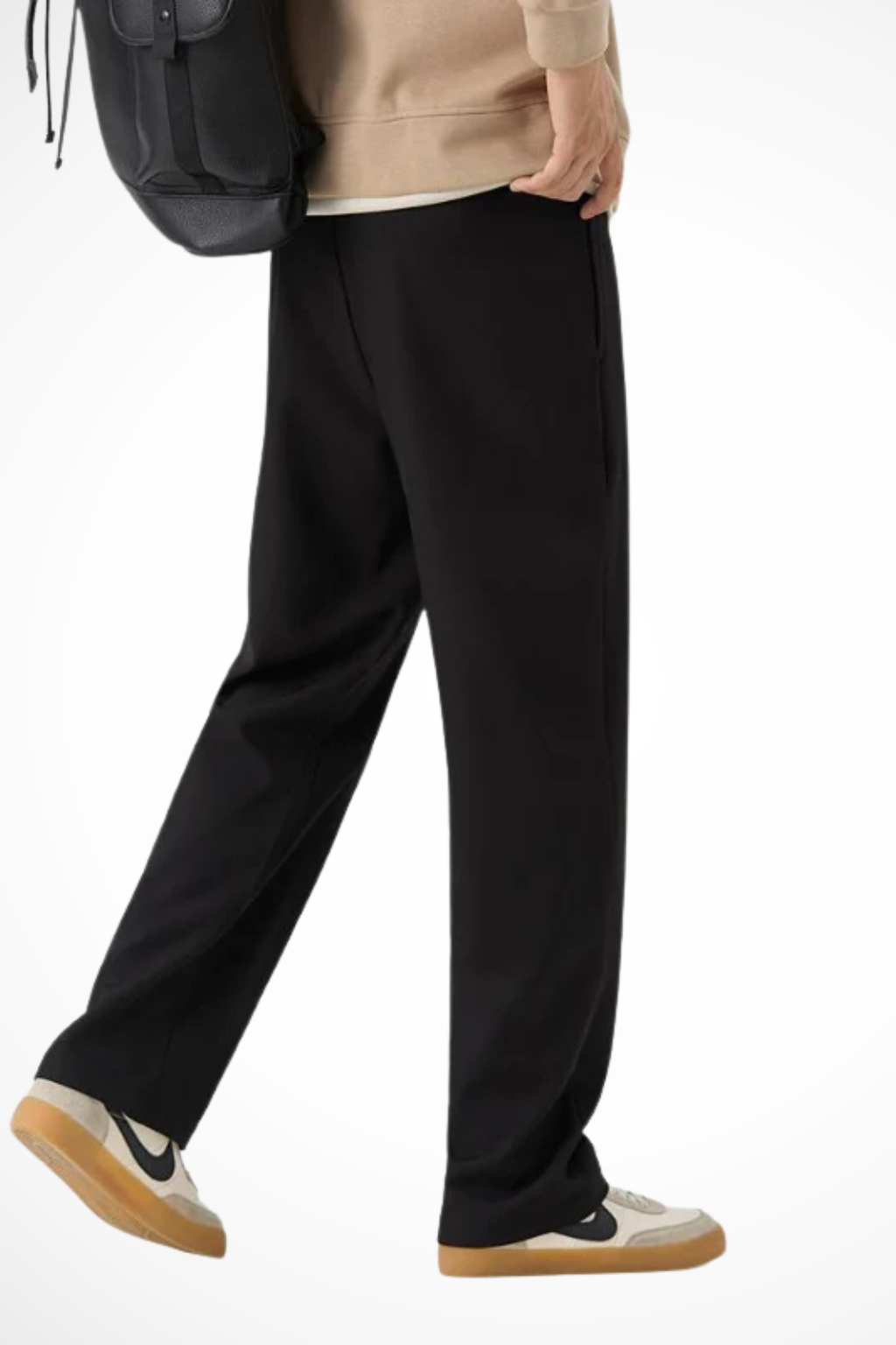 Jordi - Men Front Pleat Wide Leg Tailored Trousers