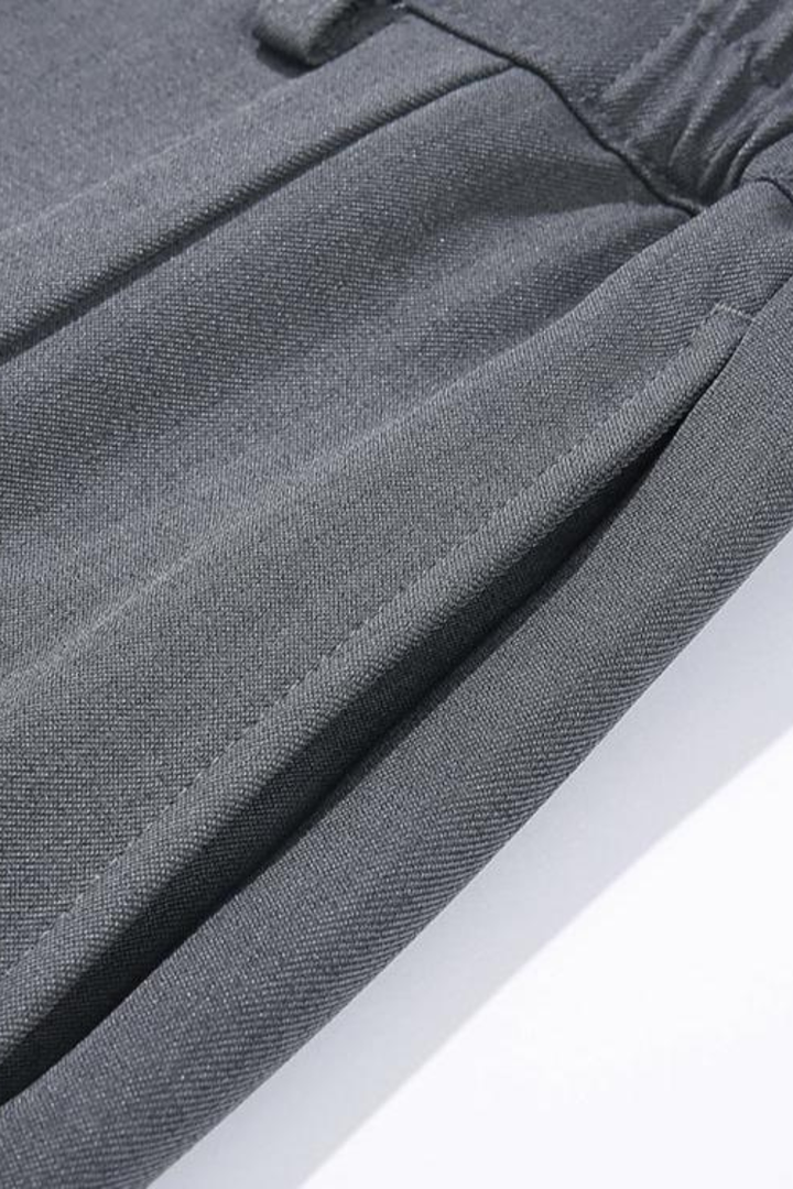 Jordi - Men Front Pleat Wide Leg Tailored Trousers