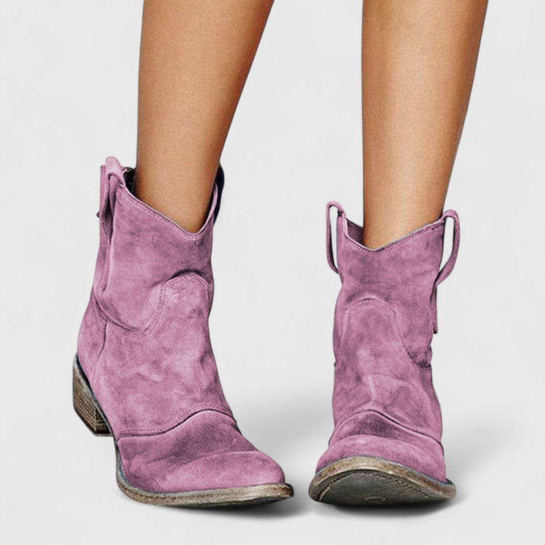 Rachel – Suede Ankle Boots