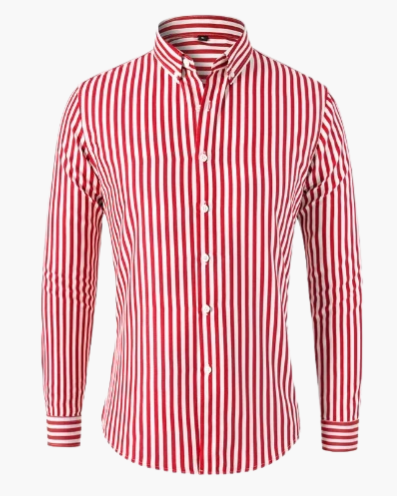 Men's Striped Shirt — Classic Stripe, Modern Fit