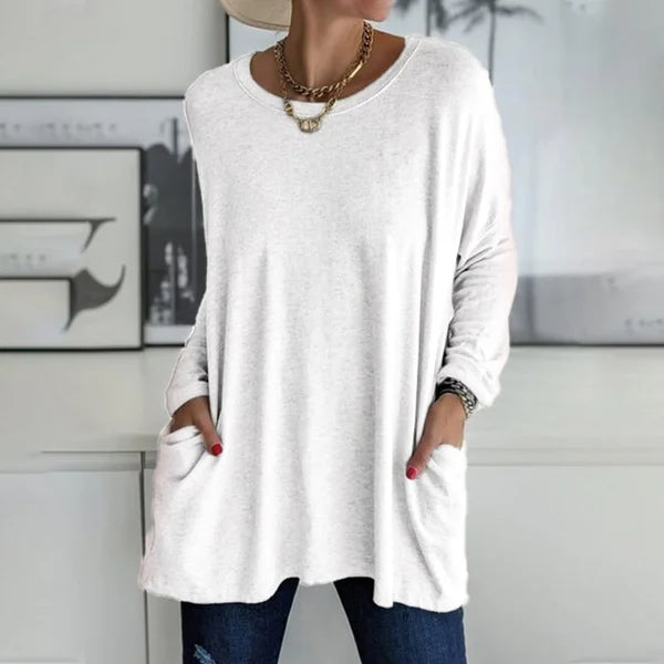 Mila - Relaxed Long Sleeve Top