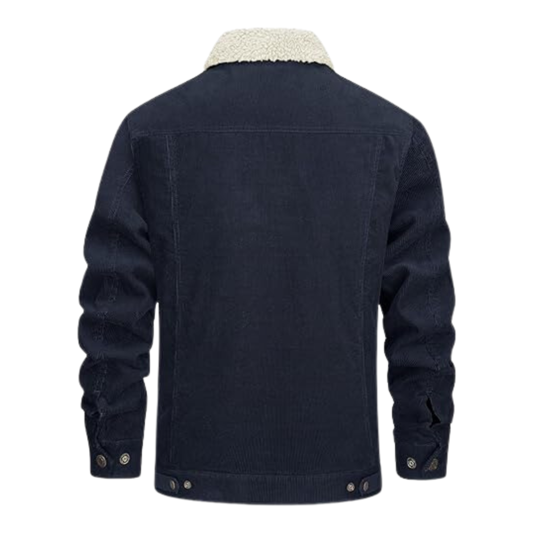 Men's Lined Winter Jacket — Tailored Fit