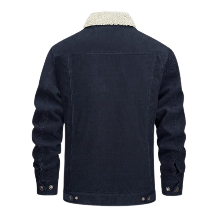 Men's Lined Winter Jacket — Tailored Fit