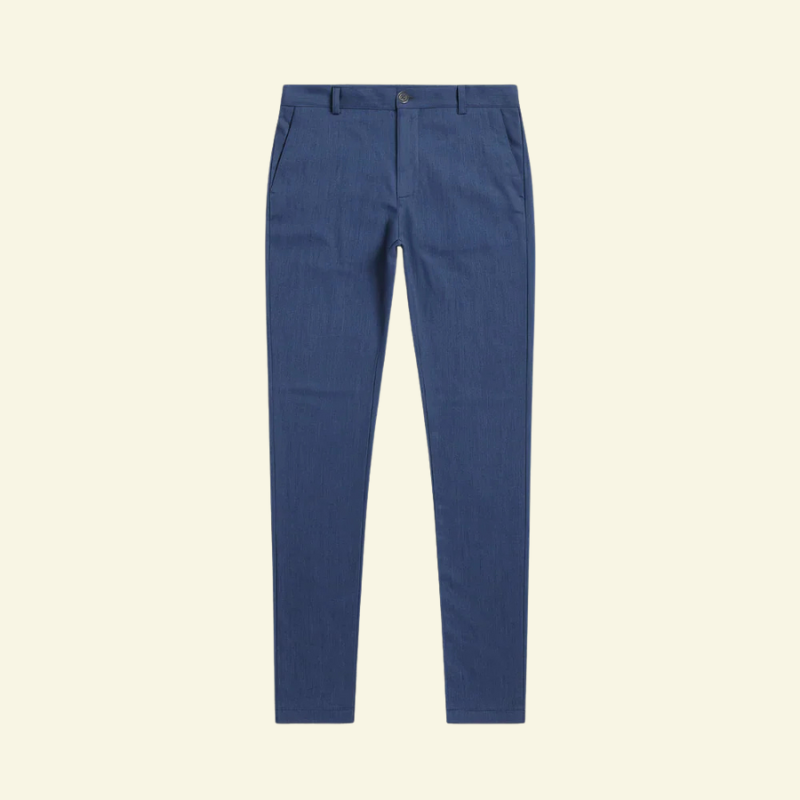 Men's Slim Fit Tapered Trousers — Ankle Length