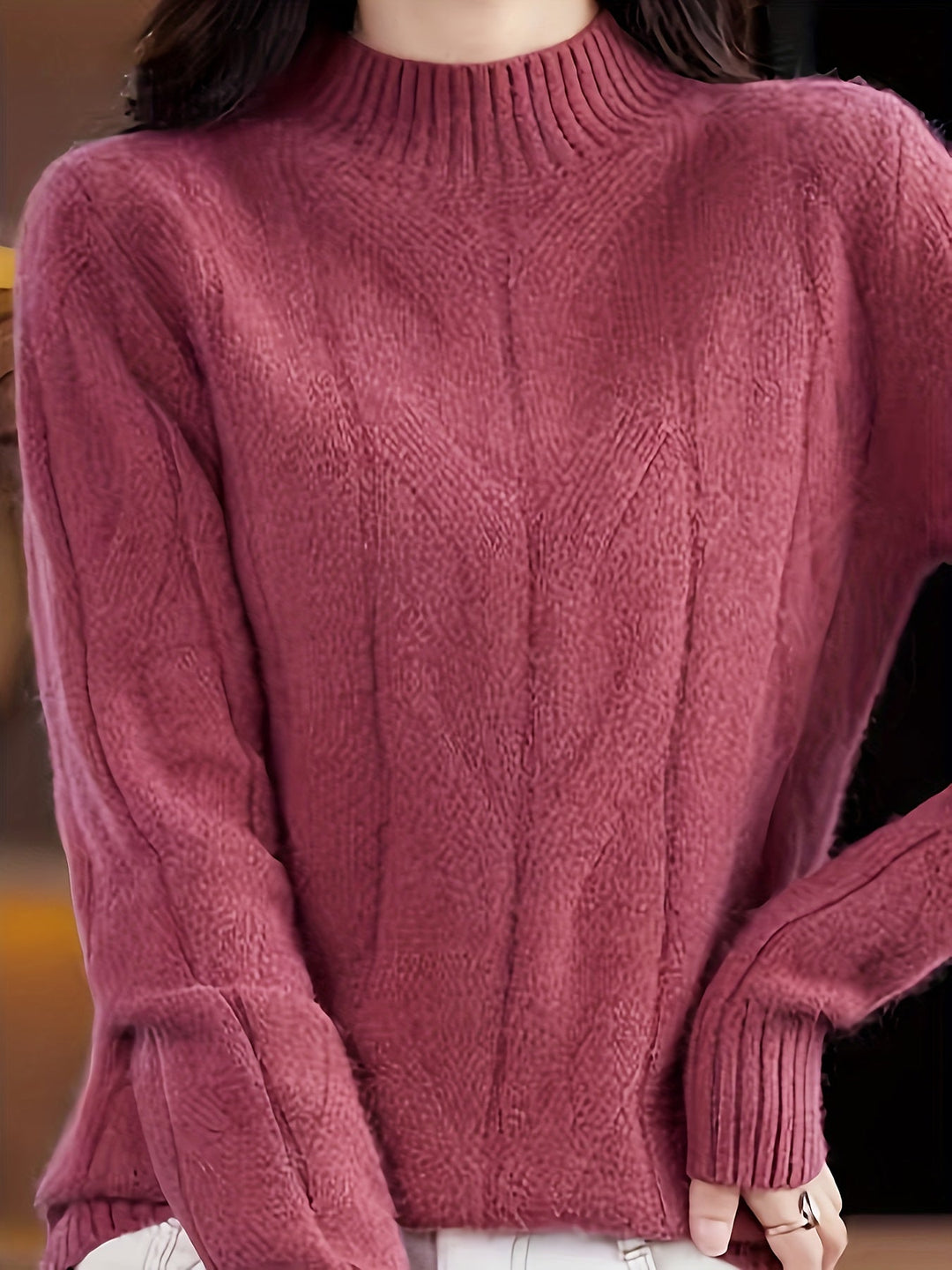 Shirley - Cozy Retro Knit Sweater