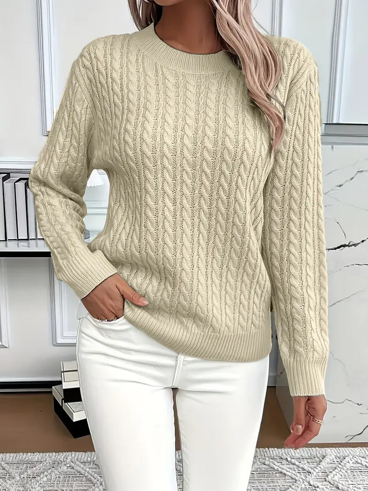 Lucy | Comfortable Cable Knit Jumper